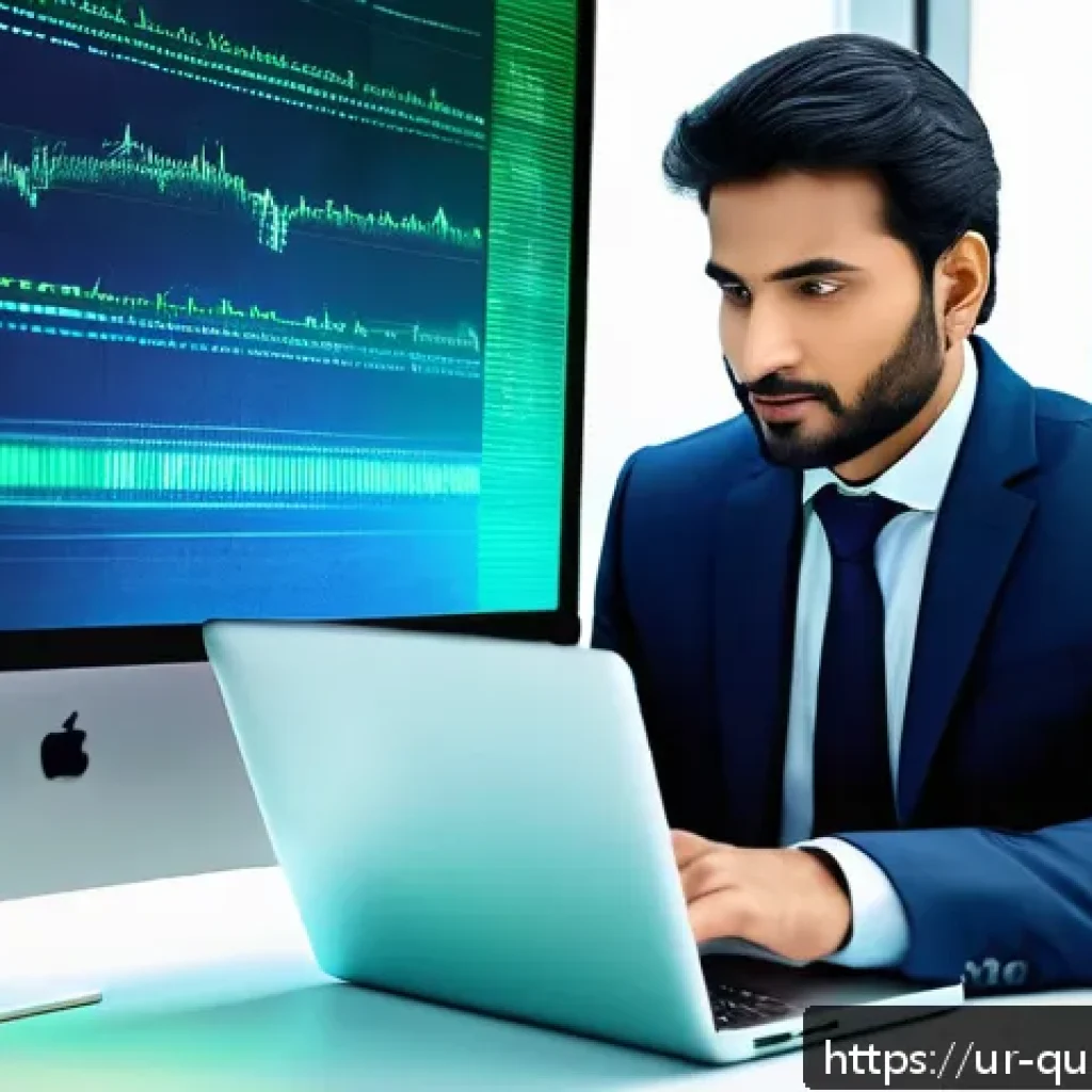 양자 보안 기술의 기술적 활용 가능성 - A modern, high-tech digital banking scene set in an urban Pakistani environment, showing a confident...
