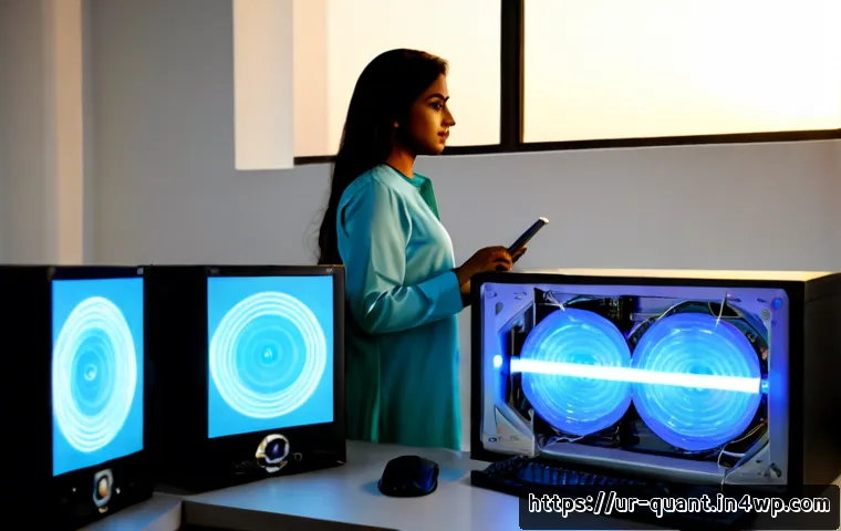 Home 17 양자 암호화의 성능 비교 분석 - Photorealistic cybersecurity research lab in Lahore, Pakistan, an Urdu-speaking female engineer in m...